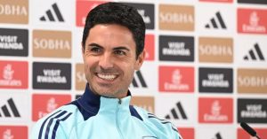 Arsenal manager Mikel Arteta in a press conference