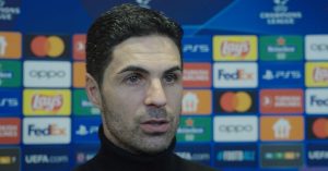 Arsenal manager Mikel Arteta.