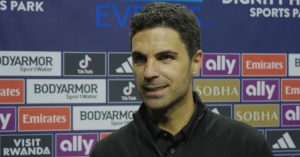 Arsenal manager Mikel Arteta after his side's pre-season game against Bournemouth in Los Angeles