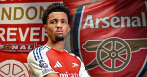 Arsenal's Ethan Nwaneri.