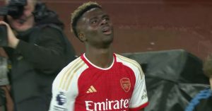 Arsenal's Bukayo Saka.