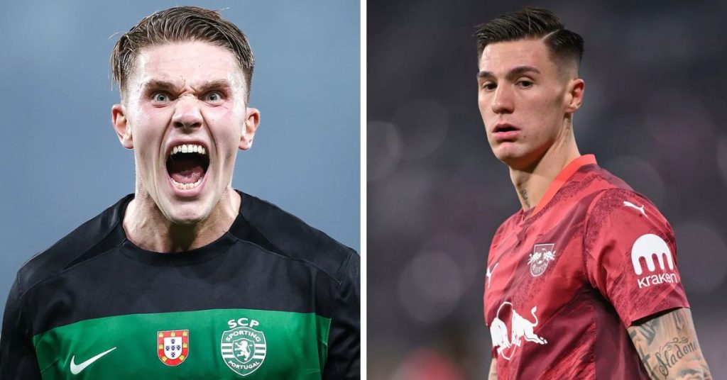 Benjamin Sesko and Viktor Gyokeres