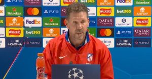 Atletico Madrid boss Diego Simeone.