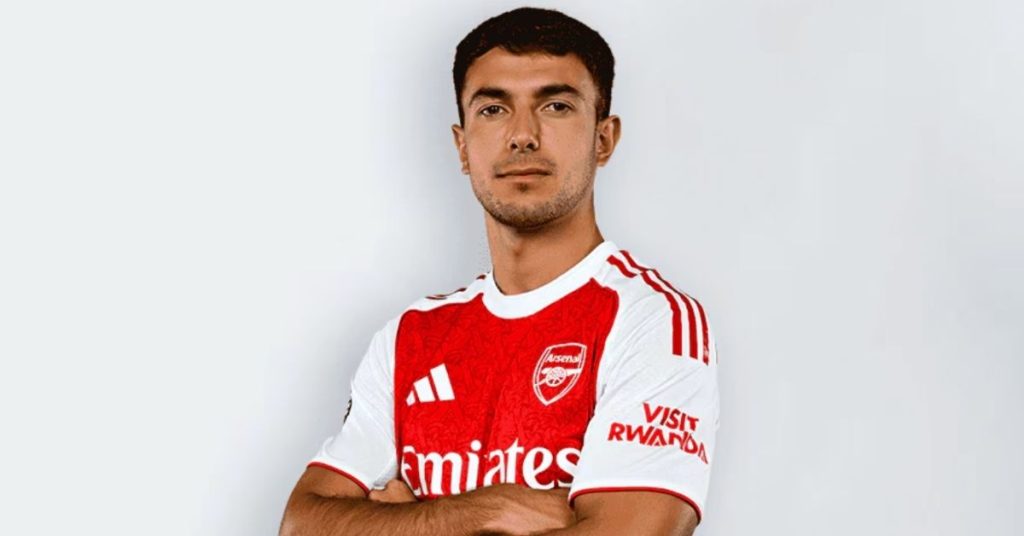 Arsenal midfielder Martin Zubimendi